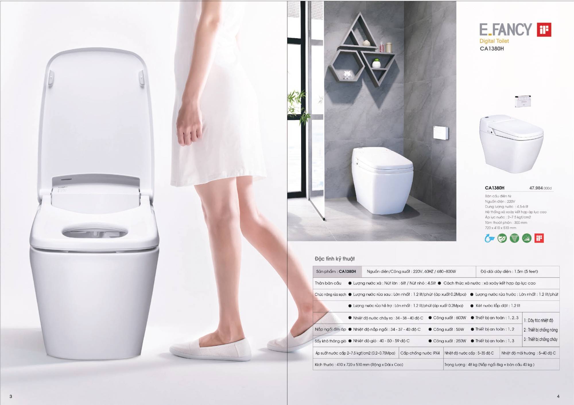 Bảng giá và Catalogue Thiết bị vệ sinh CAESAR mới nhất 2024 / Page 3